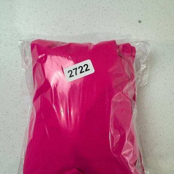 Hutch Women's One Piece Ruffle Wrap Jumpsuit Wide Leg Pink Size M - Picture 15 of 15